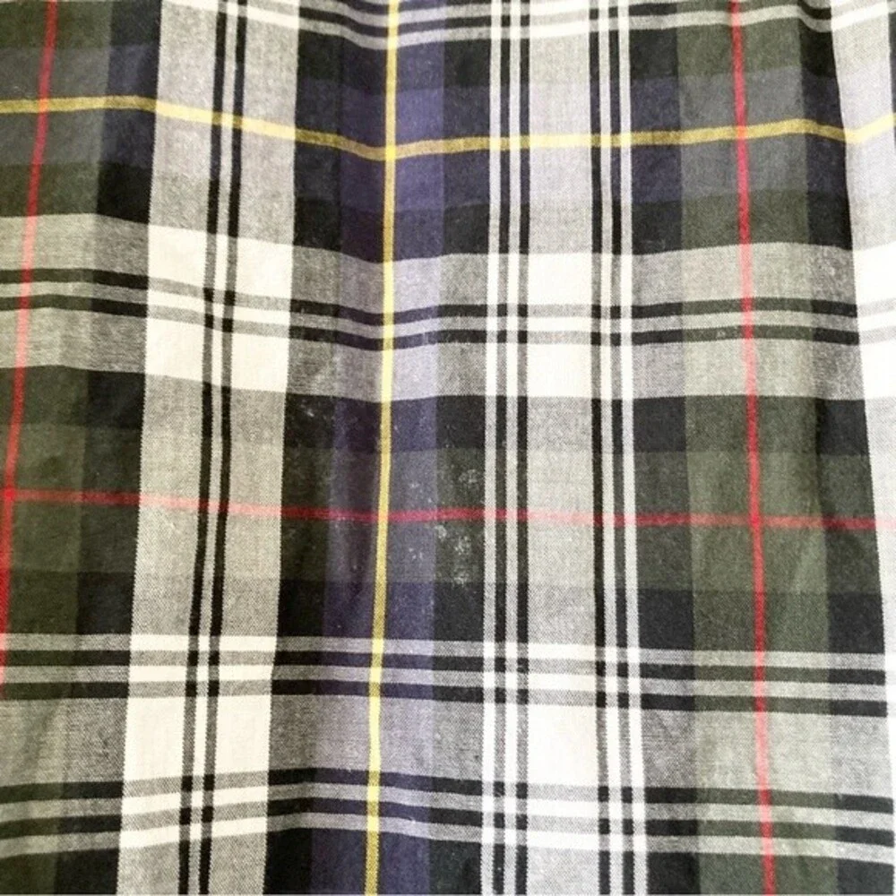 J.‎ Crew Shrunken Boy Shirt Forest Tartan Plaid Top 6